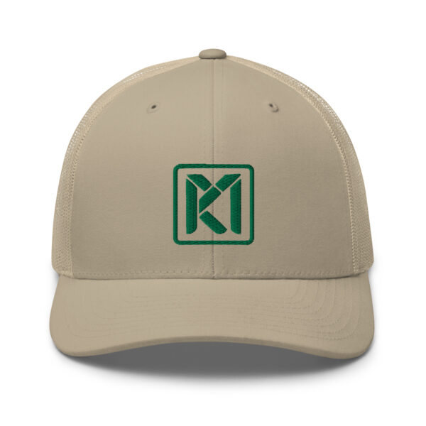 MK M LOGO HAT TAN/GREEN - 23012