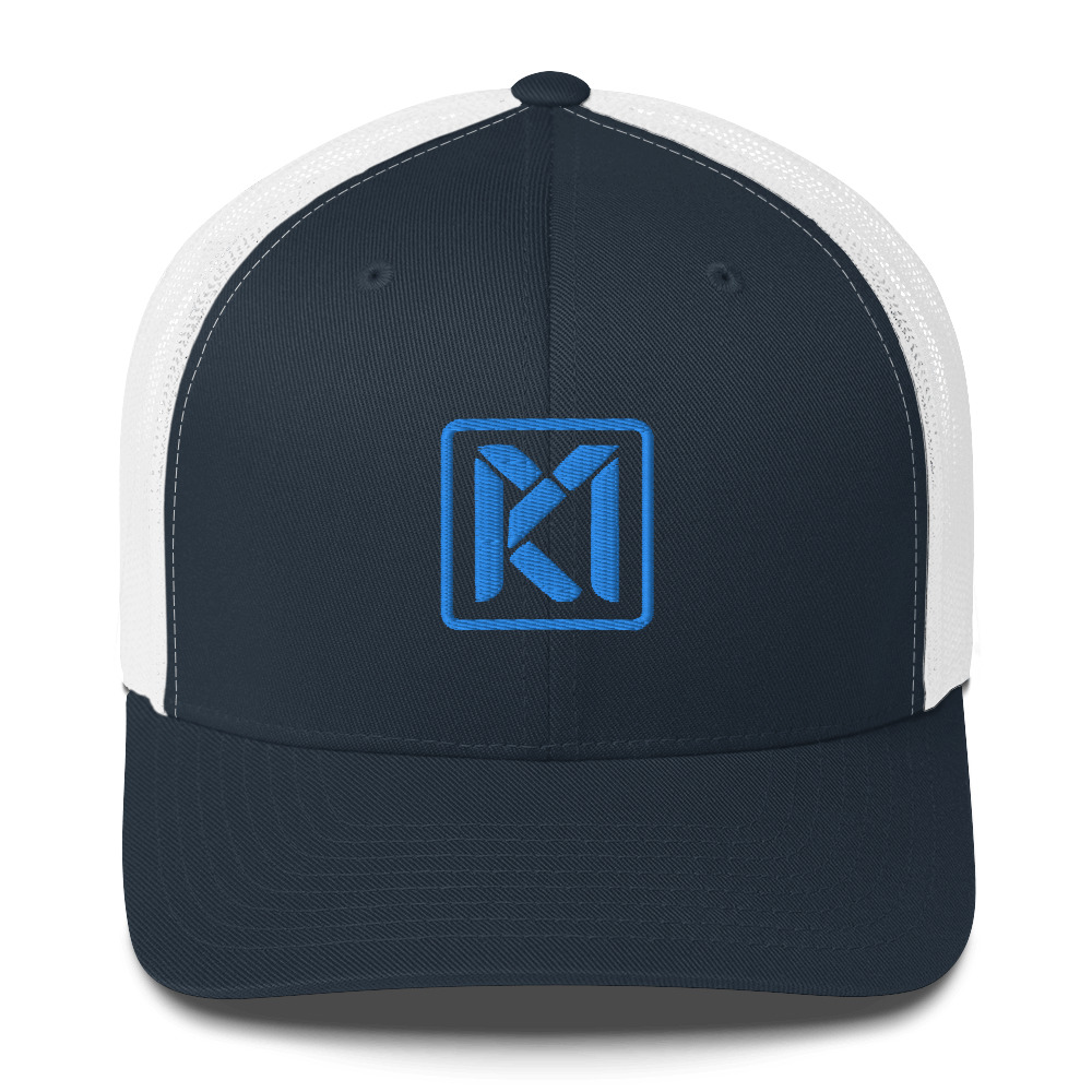 MK M LOGO HAT NAVY/BLU - 23011
