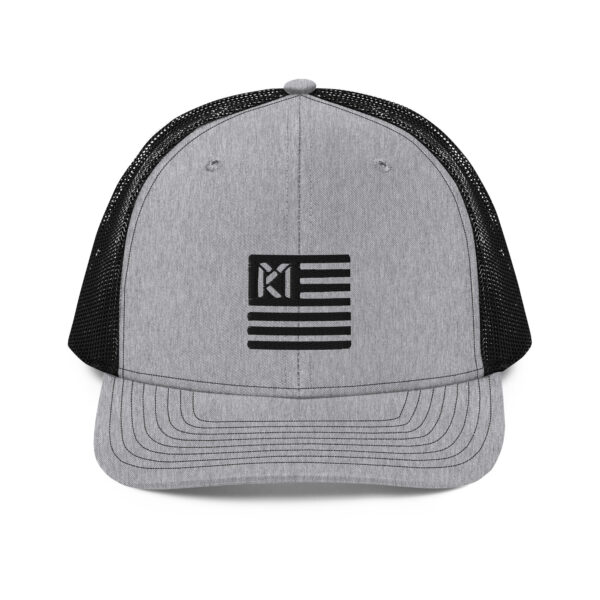 MK FLAG LOGO HAT GREY/BLACK - 23013
