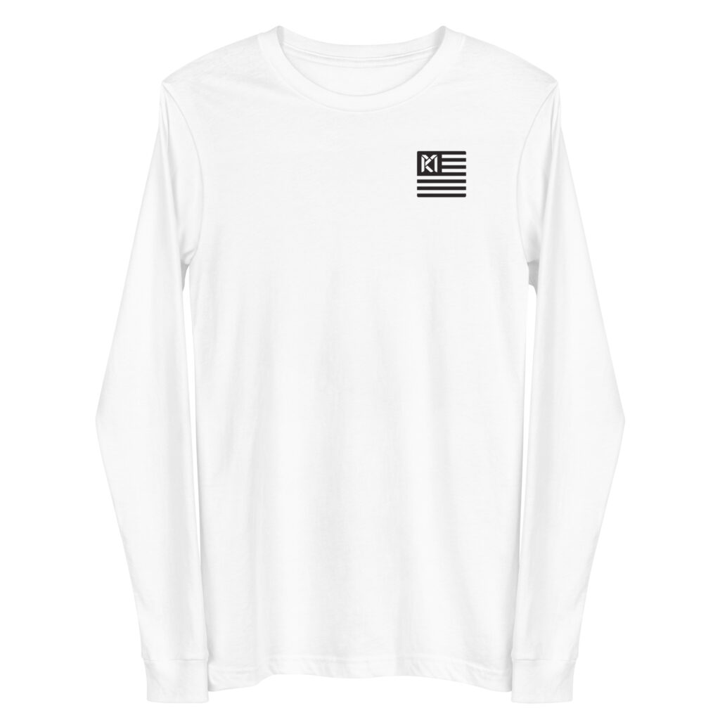 MK FLAG WHITE LONG SLEEVE - 23001