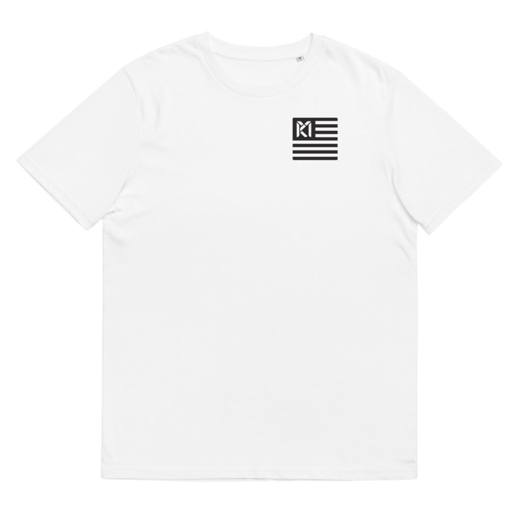 MK FLAG WHITE T-SHIRT - 23004