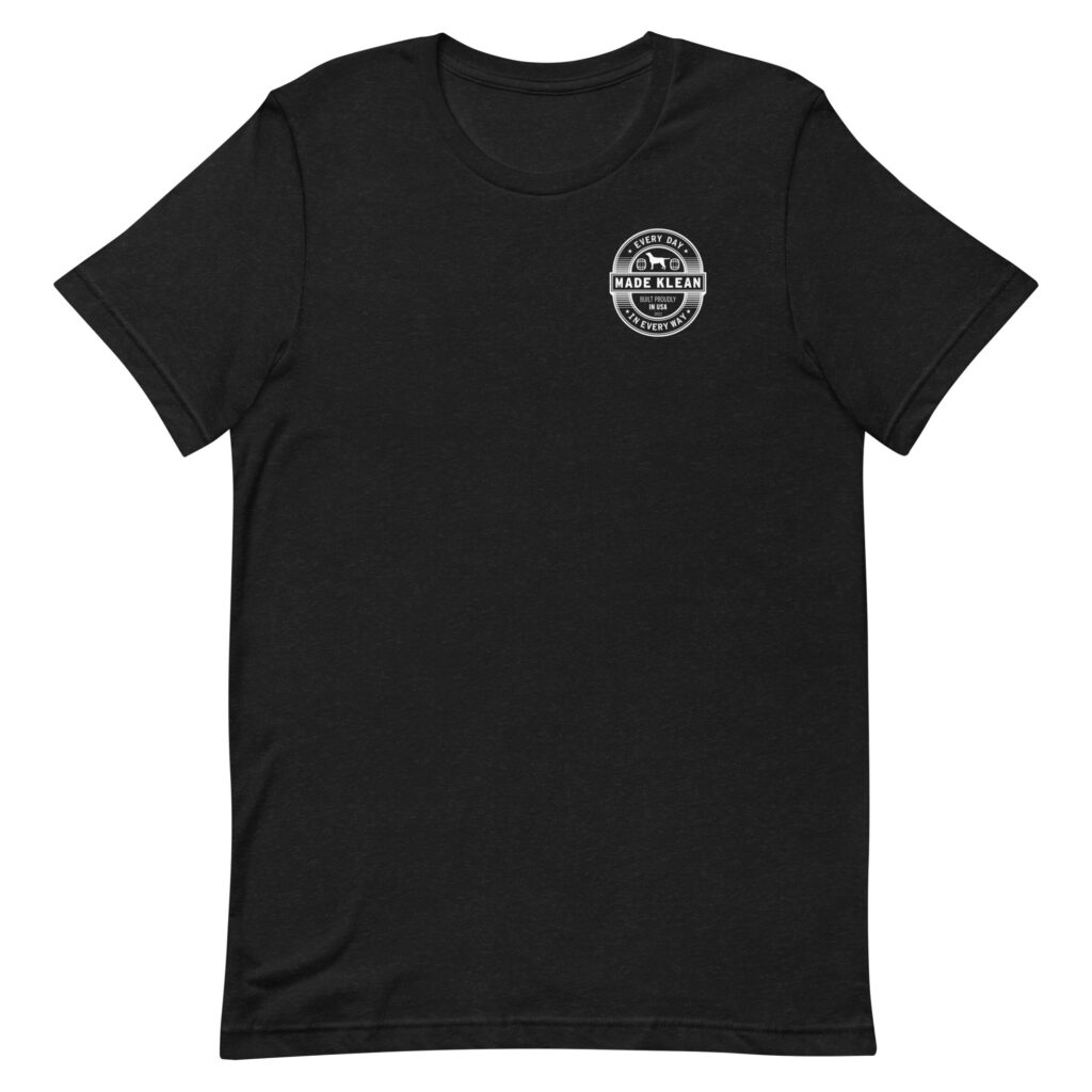 MK LABEL BLACK SHIRT - 23007