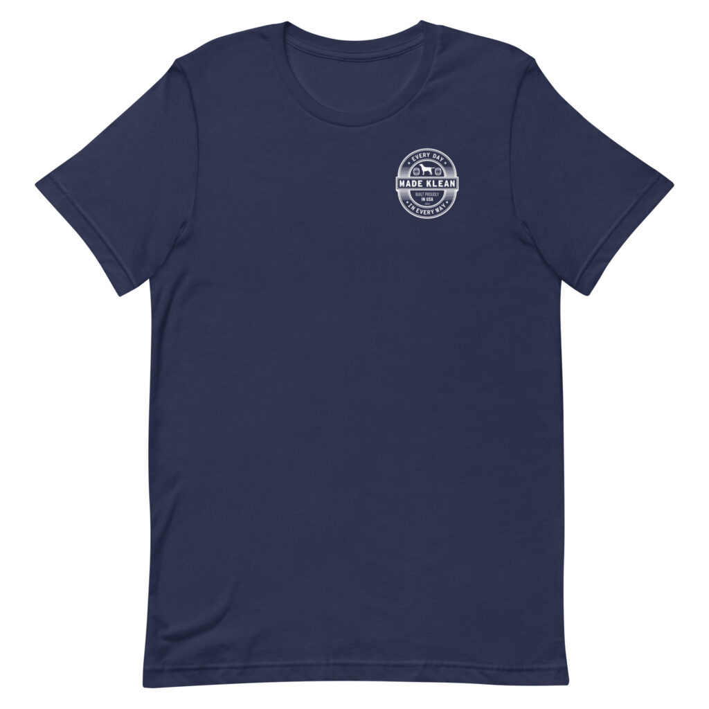 MK LABEL NAVY SHIRT - 23008